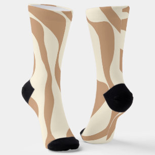 Ebb en Flow 4 in Tan en Cream Sokken