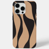 Ebb en Flow 4 in Tan en Zwart Case-Mate iPhone Case (Achterkant)