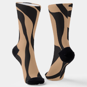 Ebb en Flow 4 in Tan en Zwart Sokken