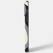 Ebb en Flow 4 in Zwart, Grijs, en Cream Case-Mate iPhone Case (Achterkant / Links)