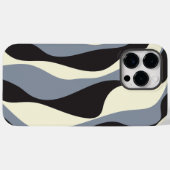 Ebb en Flow 4 in Zwart, Grijs, en Cream Case-Mate iPhone Case (Achterkant (horizontaal))