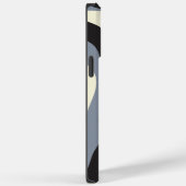 Ebb en Flow 4 in Zwart, Grijs, en Cream Case-Mate iPhone Case (Achterkant / Rechts)