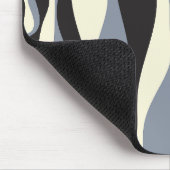 Ebb en Flow 4 in Zwart, Grijs, en Cream Muismat (Hoek)