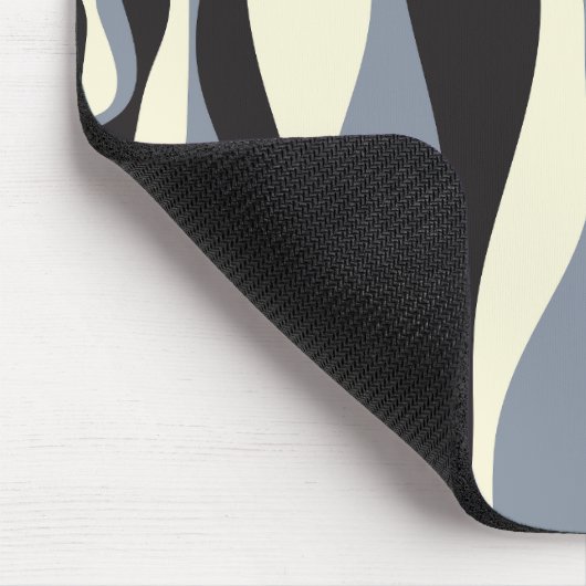 Ebb en Flow 4 in Zwart, Grijs, en Cream Muismat (Hoek)