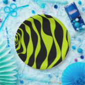 Ebb en Flow 4 - Lime Green Papieren Bordje (Feest)