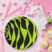 Ebb en Flow 4 - Lime Green Papieren Bordje (Feest)