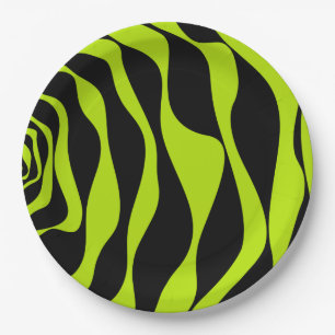 Ebb en Flow 4 - Lime Green Papieren Bordje
