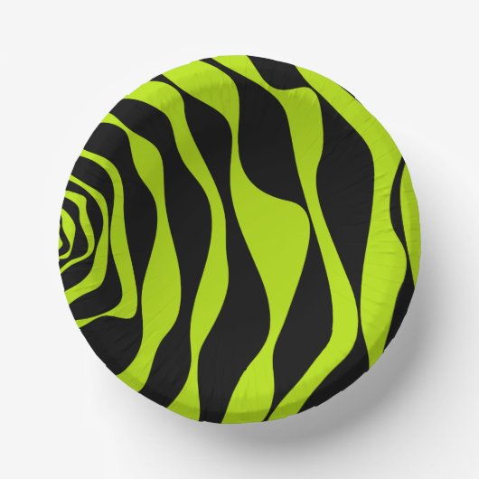 Ebb en Flow 4 - Lime Green Papieren Kommen (Voorkant)