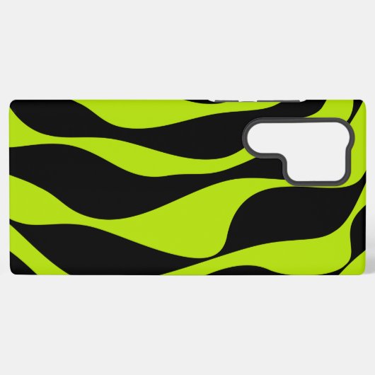 Ebb en Flow 4 - Lime Green Samsung Galaxy Hoesje (Achterkant horizontaal)