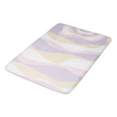 Ebb en Flow 4 - Pastel Roze, Geel en Paars Badmat (Gekanteld)