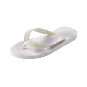 Ebb en Flow 4 - Pastel Roze, Geel en Paars Kinder Teenslippers (Schuin)