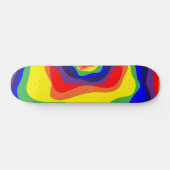 Ebb en Flow 4 regenboog Persoonlijk Skateboard (Horizontaal)