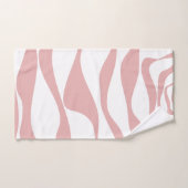 Ebb en Flow 4 - Roze en Wit Bad Handdoek (Handdoek)