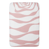 Ebb en Flow 4 - Roze en Wit Badmat (Voorkant Verticaal)