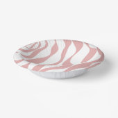 Ebb en Flow 4 - Roze en Wit Papieren Kommen (Gebogen)