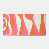 Ebb en Flow 4 - Roze, Sinaasappel en Crème Bureaumat (Voorkant)