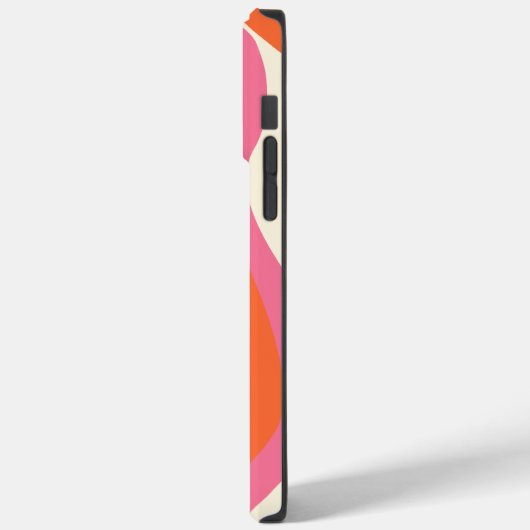 Ebb en Flow 4 - Roze, Sinaasappel en Crème Case-Mate iPhone Case (Achterkant / Links)