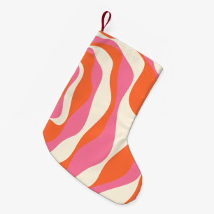 Ebb en Flow 4 - Roze, Sinaasappel en Crème Kleine Kerstsok