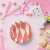 Ebb en Flow 4 - Roze, Sinaasappel en Crème Papieren Kommen (Feest)