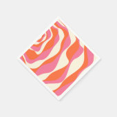 Ebb en Flow 4 - Roze, Sinaasappel en Crème Servet (Hoek)