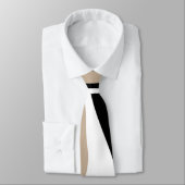 Ebb en Flow 4 - Taupe, Black en White Stropdas (Gebonden)