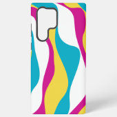 Ebb en Flow 4 - Turquoise, Geel, Roze en Wit Samsung Galaxy Hoesje (Achterkant)