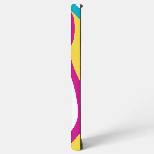 Ebb en Flow 4 - Turquoise, Geel, Roze en Wit Samsung Galaxy Hoesje (Linkerkant)