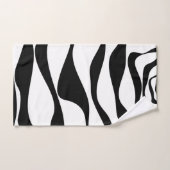 Ebb en Flow 4 - Zwart en wit Bad Handdoek (Handdoek)