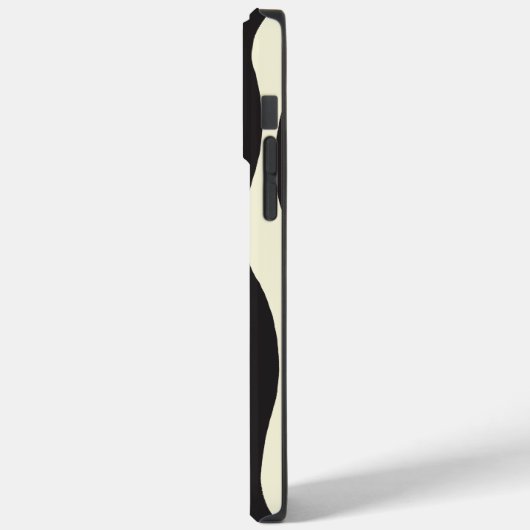 Ebb en Flow in zwart, grijs en crème Case-Mate iPhone Case (Achterkant / Links)