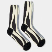 Ebb en Flow in zwart, grijs en crème Sokken (Rechts)