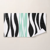 Ebb en Flow - Mint Green, White en Black Bad Handdoek (Handdoek)