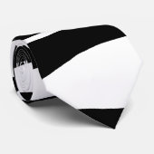 Ebb en Flow - Mint Green, White en Black Stropdas (Opgerold)