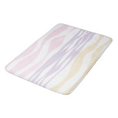 Ebb en Flow - Pastel Roze, Geel en Paars Badmat (Gekanteld)