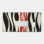 Ebb en Flow - Rood & Cream Bureaumat (Keyboard & Muis)