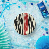 Ebb en Flow - Rood & Cream Papieren Kommen (Feest)