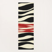Ebb en Flow - Rood & Cream Yogamat (Achterkant)