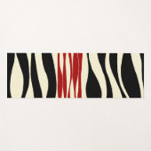 Ebb en Flow - Rood & Cream Yogamat (Voorkant (horizontaal))