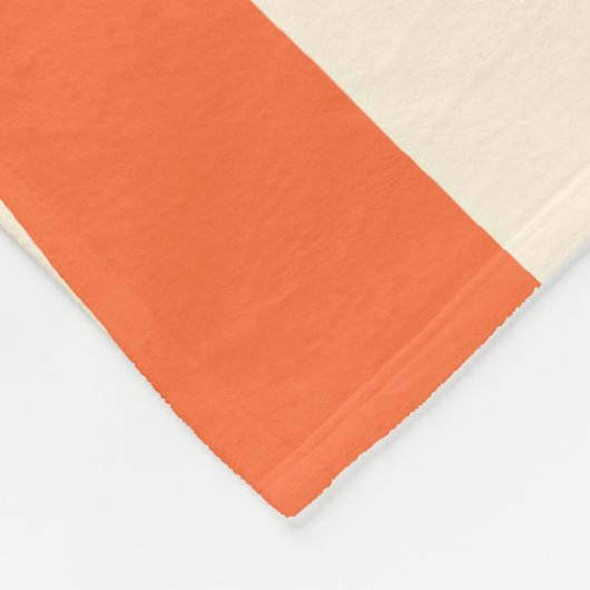 Ebb en Flow - Roze, Sinaasappel en crème Fleece Deken (Hoek)