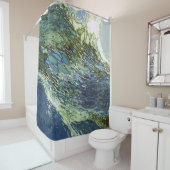 Ebb & Flow Nautical Waves Shower Curtain Juul Douchegordijn (In situ)