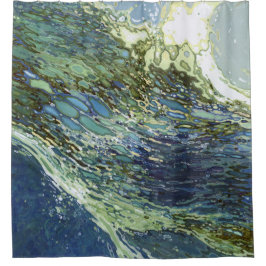 Ebb & Flow Nautical Waves Shower Curtain Juul Douchegordijn