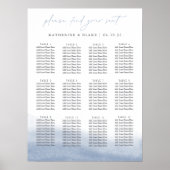 Ebb Getij Zitschema - Tot 12 Tafels Poster (Voorkant)