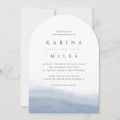 Ebb Tide Coastal Waterverf Wedding Kaart (Voorkant)