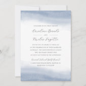 Ebb Tide Coastal Waterverf Wedding Kaart (Voorkant)