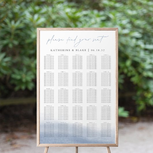 Ebb Tide XL zitplaatsindeling - tot 25 tafels Poster