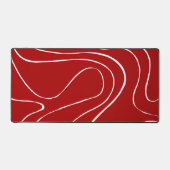 Ebbe en Vloed 2 in Rood en Wit Bureaumat (Voorkant)