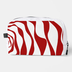 Ebbe en Vloed 4 in Rood en Wit Toilettasje