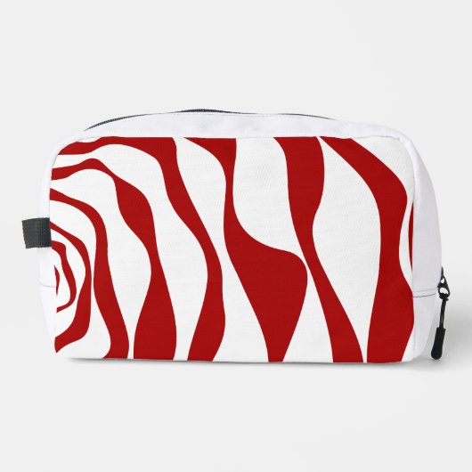 Ebbe en Vloed 4 in Rood en Wit Toilettasje (Voorkant)