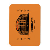 'Ebbets Field' 3x4 magneet (Verticaal)