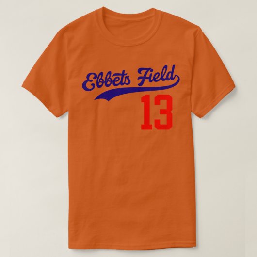 Ebbets Field Deunct Baseball Stadium EST 1913 T-shirt (Design voorkant)