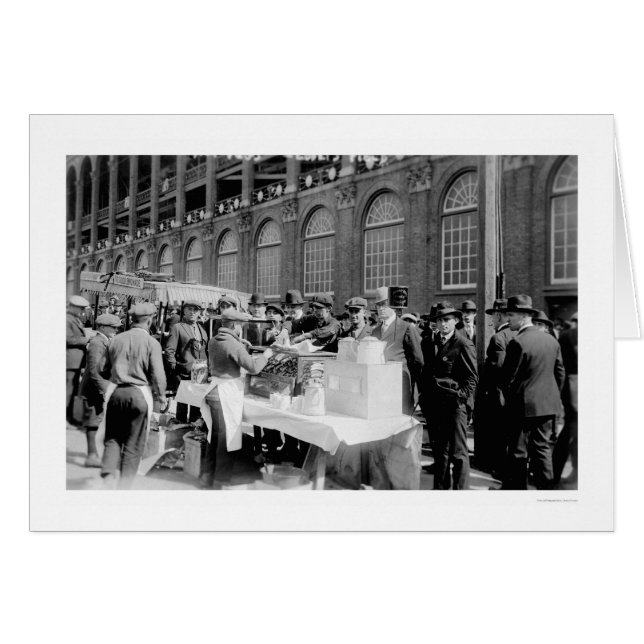 Ebbets Field Hot Dog Stand Baseball 1920 (Voorkant Horizontaal)